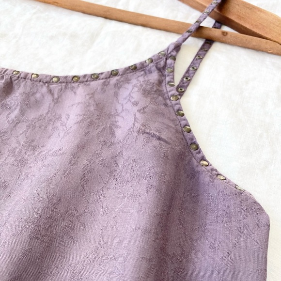 UO Pins and Needles Low Back Purple Tank - Picture 6 of 14